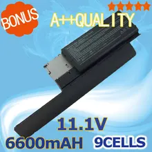 9 ячеек 6600 мач 11,1 в ноутбука Батарея для Dell Latitude D620 D630 312-0383 312-0386 451-10297 451-10298 JD634 PC764 TC030 TD175