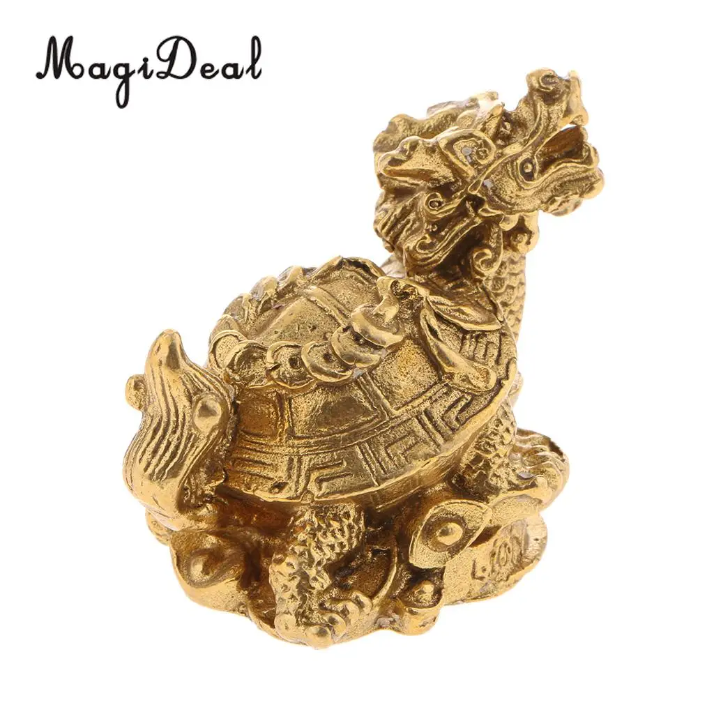 Фен Шуй богатство достаток Статуя Дракона черепахи приносят удачу и благосостояние древние монеты новоселье поздравительный подарок