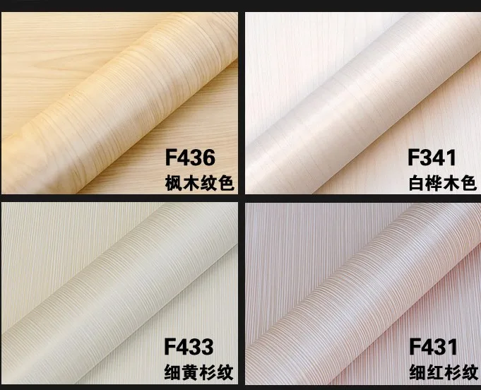 home decor Furniture kitchen cabinet wardrobe door f000 wood grain paper wallpaper boeing film