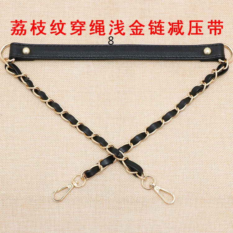 Metal Amarrar Cinto de Couro Diy Saco