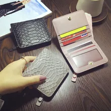 Hot Sale Crocodile Ladies Purse Cowhide Leather Wallets High Quality Genuine Leather Mini Wallet Women Luxury Brand Card Holder