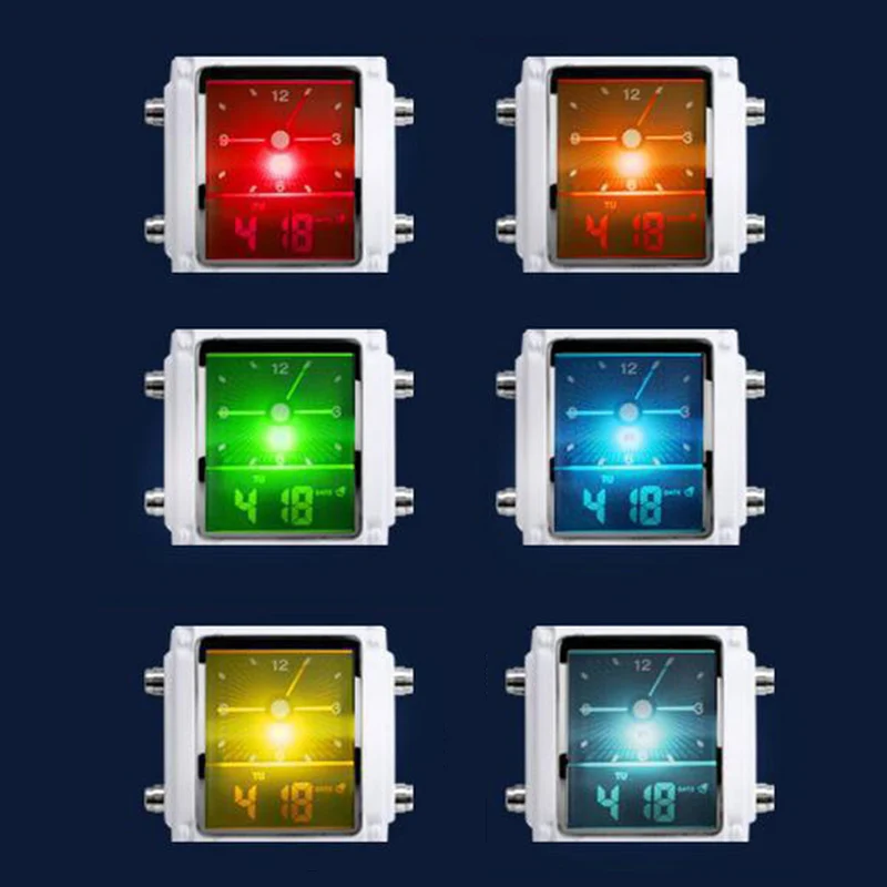 متعددة الوظائف LED الرقمية الرياضة الرجال الساعات العسكرية ساعة إلكترونية للرجال الأزياء زوج ساعات رجالي وحريمي Erkek Reloj Relogio Montre