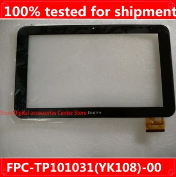 

10PCS/LOT New for 10.1 inch Tablet Capacitive touch screen FC FPC-TP101031(YK108)-00 Glass Sensor digitizer Free Shipping