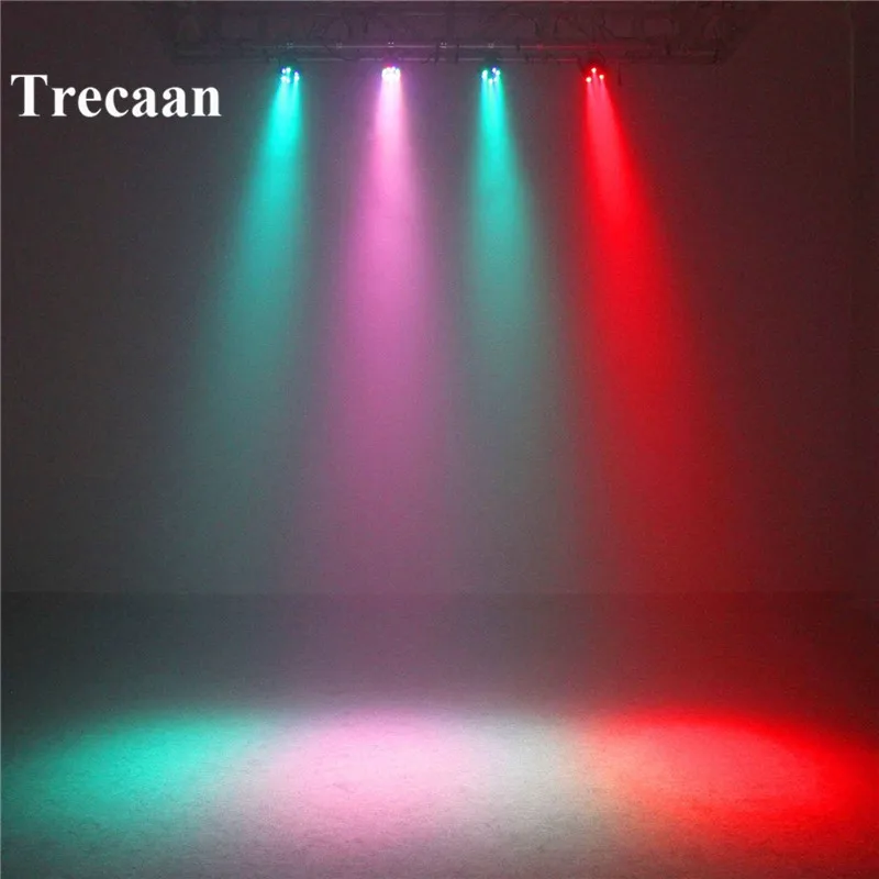 

12W RGBW LED Par stage Lighting 8CH DMX-512 12 LED Stage Light for Laser Projector Party Club Wedding KTV AC85-265V EU