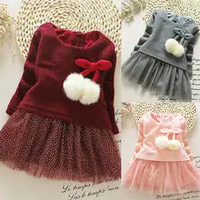 Fancy Baby Girls Knit Sweater Tops Lace Tulle Tutu Bow Party Summer Dresses Clothing Sets wholesale Free Shipping
