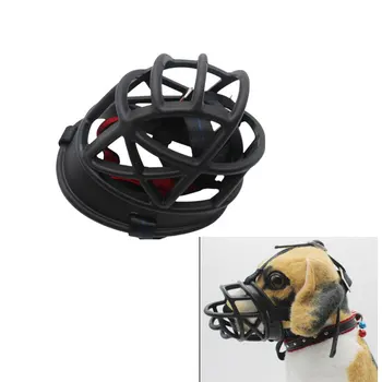 

Pet Dog Mouth Muzzle Soft Silicone Adjustable Mask Prevent Biting Barking Trainning Cover for Large Medium Small Dogs