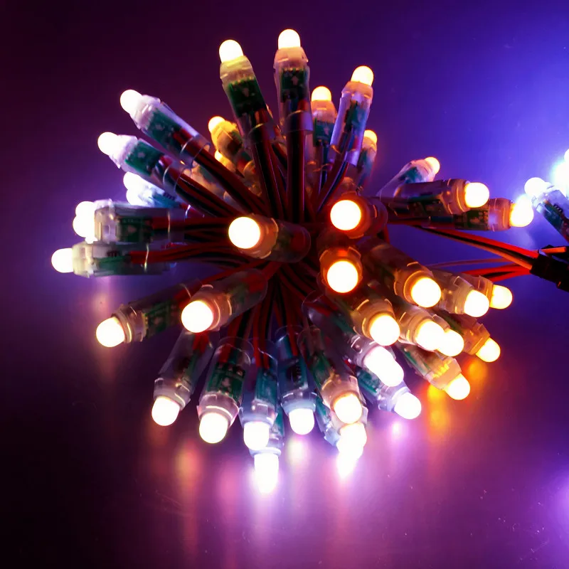 Пиксельные модули WS2811 светодиодные постоянный ток 5 в 12 мм вход IP67 RGB цифровые