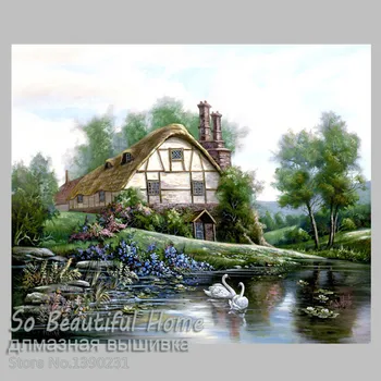 

HOT 100% Full Area Highlight Diamond Needlework Diy Diamond Painting Kit 3D Diamond Cross Stitch Plants EmbroiderySF6428