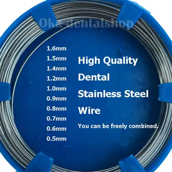 

10pcs Dental Stainless Steel Wire 0.5-1.6mm