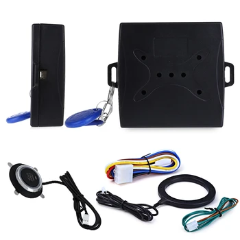 

Car Alarm Engine Push Button Starline Start Stop RFID Lock Ignition Switch Keyless Entry System Starter Anti-theft System