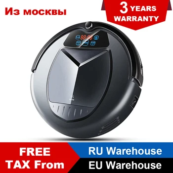 

LIECTROUX B3000 Vacuum Cleaning Robot with LED Touch Screen Good Suction Power Designed for Pet Hair and Hard Floor