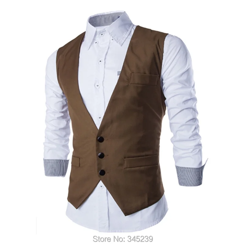 X123 New Arrival Men Suit Dress Vests Men's Fitted Designer Waistcoats