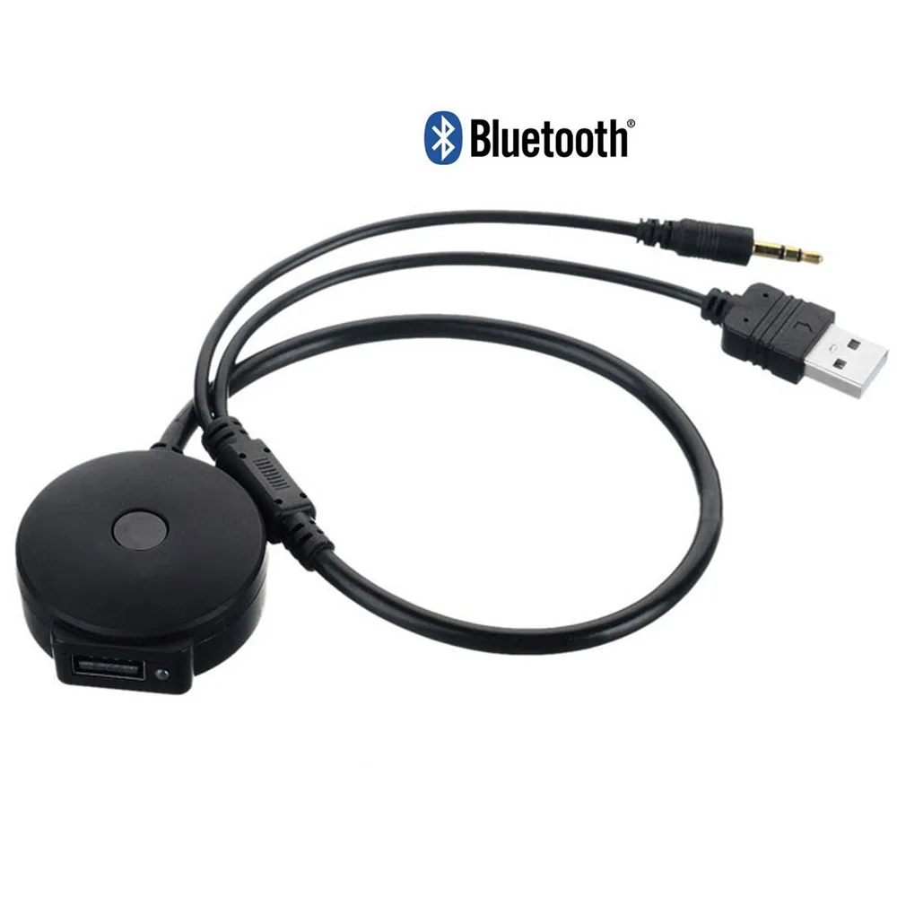 USB 3 5 мм AUX к Bluetooth аудио Aux и гнездовой адаптер кабель для BMW Mini Cooper |