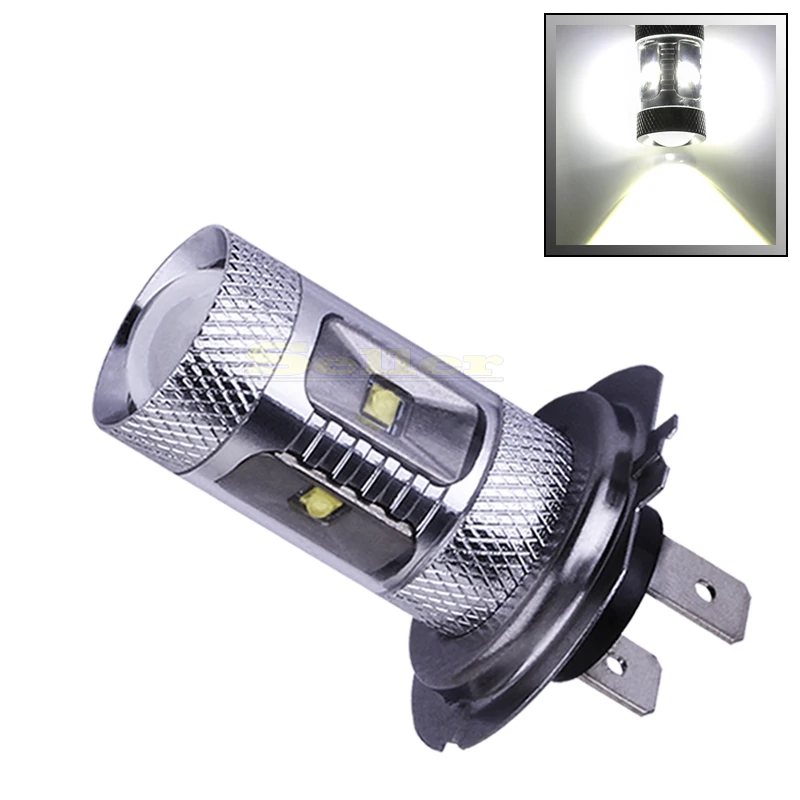 2 шт. Автомобильные светодиодные лампы H7 60 Вт 6500 К 12 В 24 В|hid led|external lightslight auto |