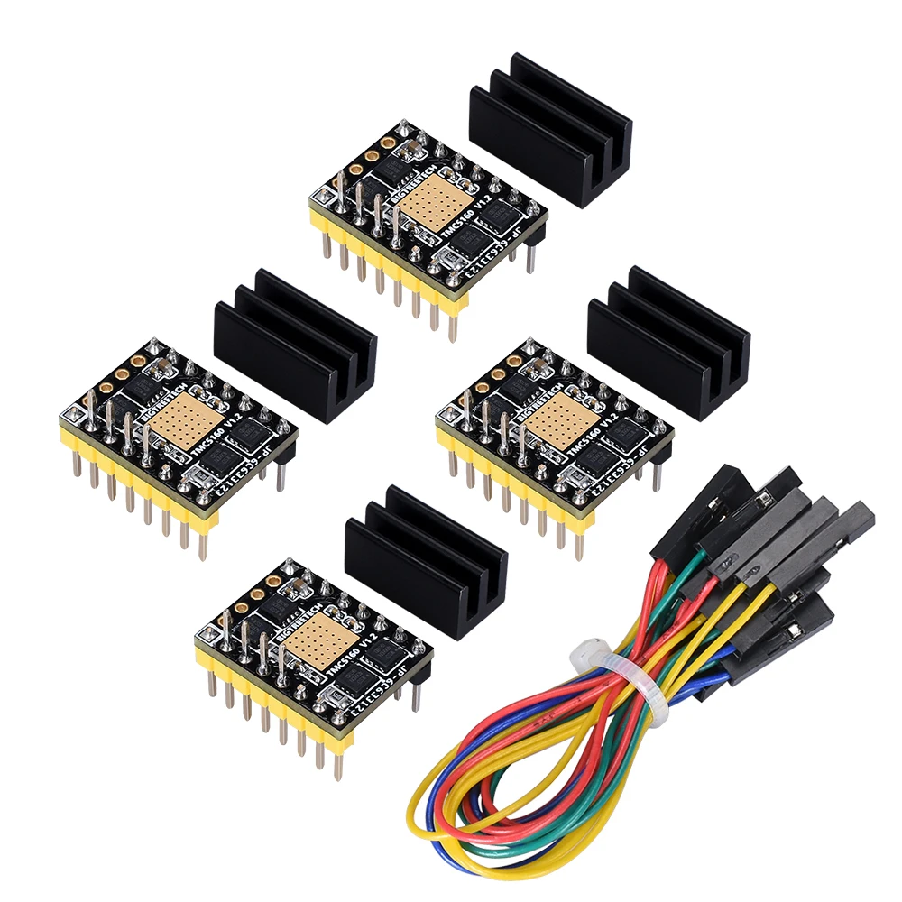 Драйвер шагового двигателя BIGTREETECH TMC5160 V1.2 драйвер 57 для SKR V1.3 PRO V1.4 Turbo board Ender 3