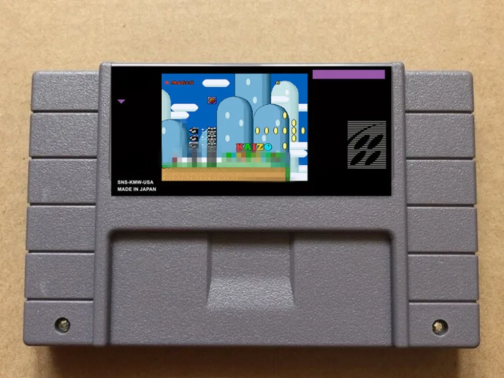 

Kaizo World 1 2 3 USA-NTSC version 16 bit 46 pins video games !