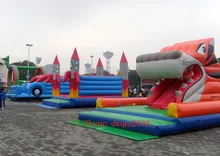 best quality PVC animal shape inflatable slide for kids entertainment inflatable slide sports