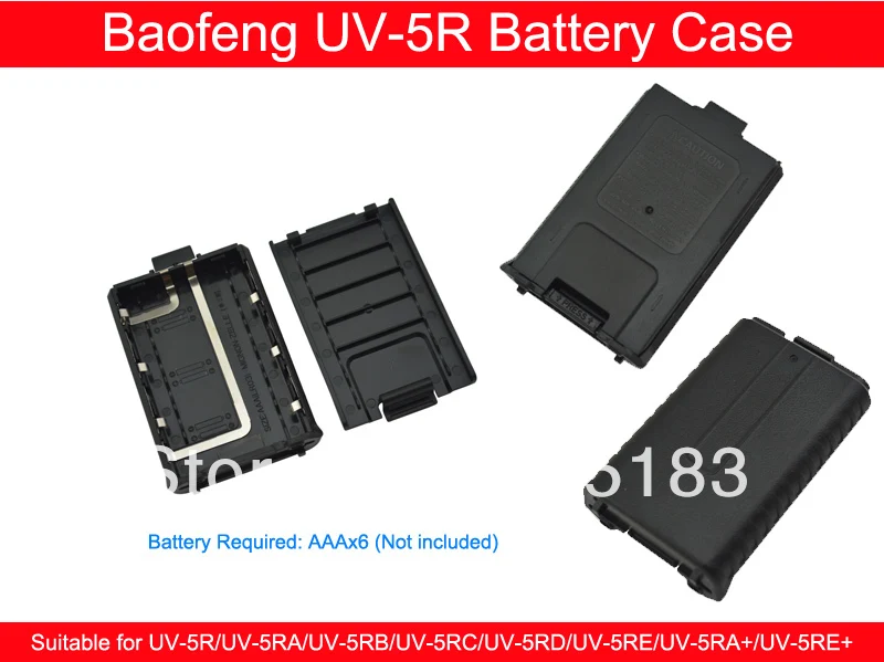 

Чехол для аккумуляторной батареи AAA, 6 шт., для Baofeng UV-5R, UV-5RA +, UV-5RD, UV-5RE +, TYT TH-F8, Портативное двухстороннее радио
