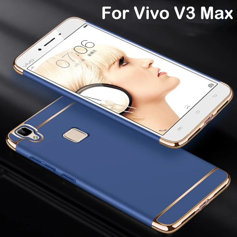 3 в 1 Крышка для Vivo V3 pro Max чехол задняя панель с эффектом потертости V3max 360 Степень