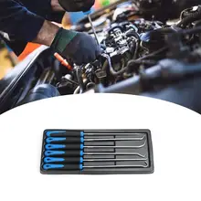 New 2019 6PCS Puller Disassembly Car Removal Tool Oil Seal Screwdriver Set O-Ring Puller Disassembly O-Ring Seal Remover Hook hand tool camshaft oil seal puller removal for vw audi 32mm lengthen