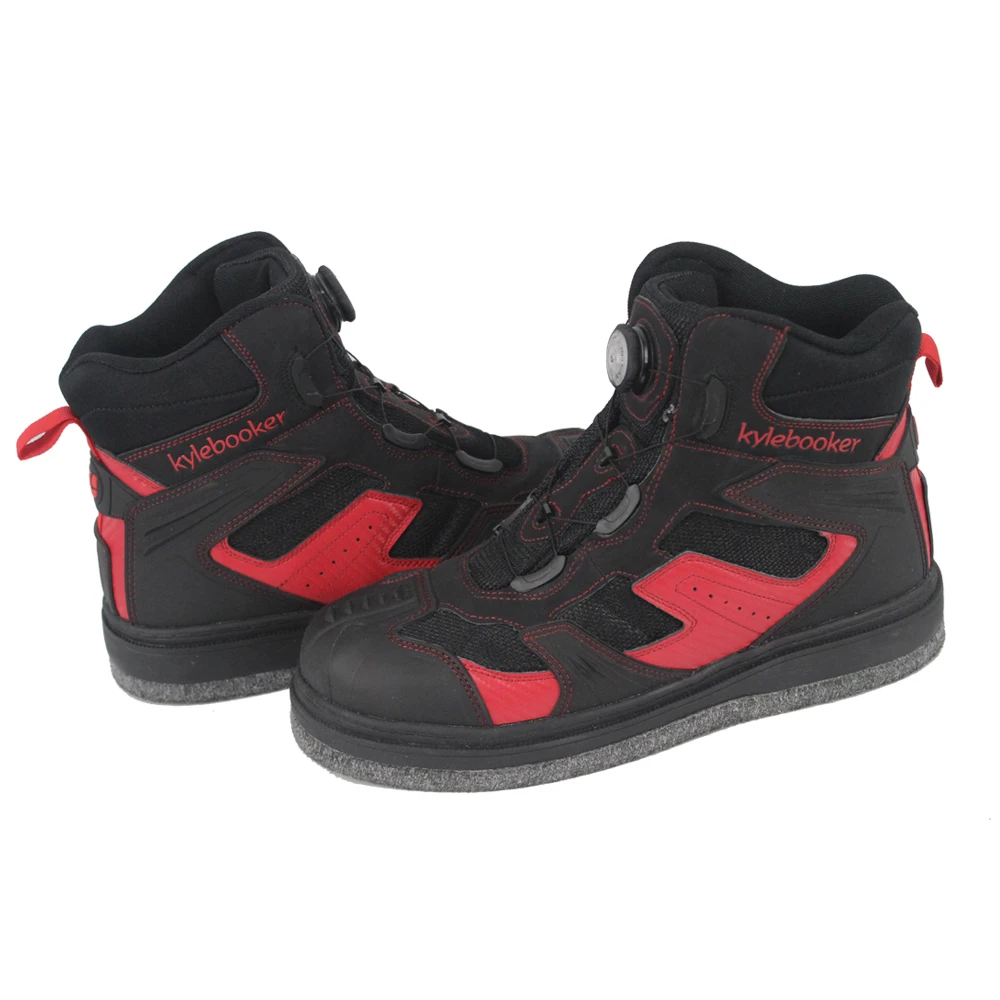 Men's Hunting Wading Shoes Breathable Waterproof Boot Outdoor Anti-slip Wading Waders Boots Lure Rocking Fishing Shoes 4