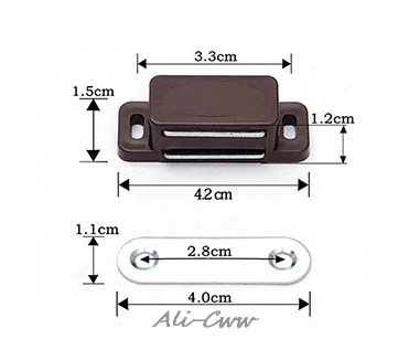 10 шт. защелки для кухонного шкафа|Замки шкафов| |