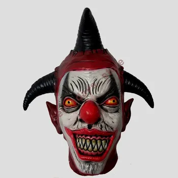 

Joker Clown Mask Halloween Mascaras Terror Latex Clown Scary Dark Knight Fancy Dress Prop Cosplay Mask Free Shipping