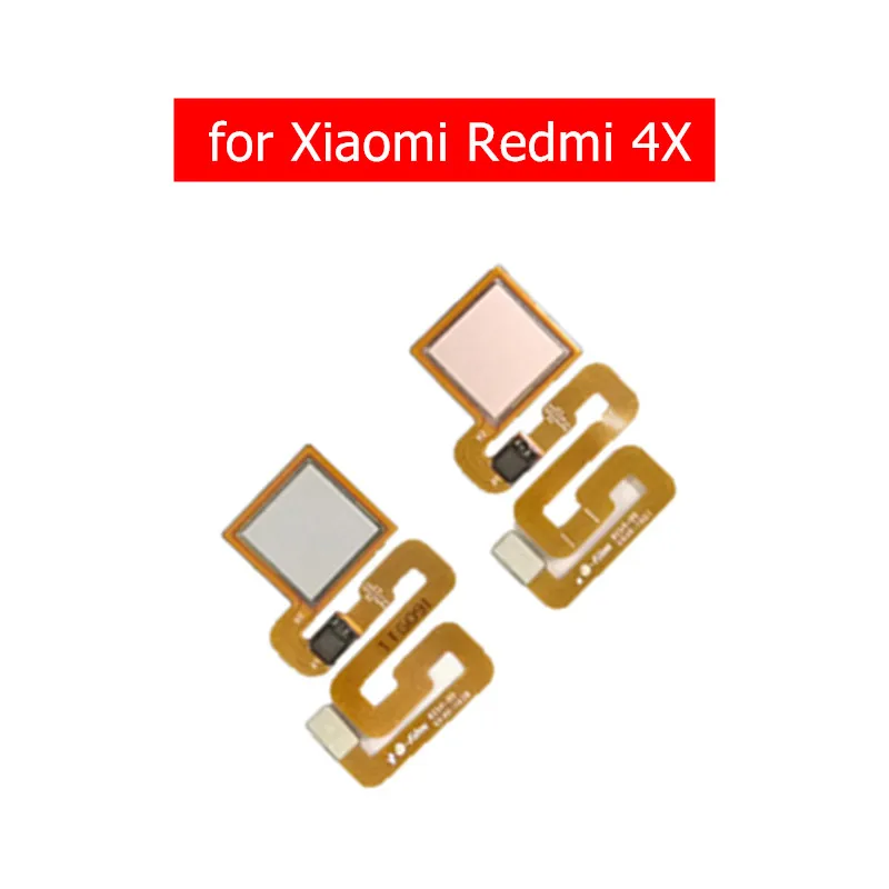 Гибкий кабель для сканера отпечатков пальцев для Xiaomi Redmi 4X, сенсорный датчик ID, Кнопка возврата домой, шлейф, запасные части