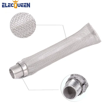 

304 Stainless Steel Bazooka screen W/1/2" NPT Thread, 6 inch /15cm Beer Mash Filter/beer Mash kettle For Beer home brewing