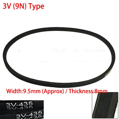 

3V/9N 620/1575mm 630/1600mm 9.5mm Width 8mm Thickness Rubber Groove Machine Drive Transmission Band Wedge Wrapped V Timing Belt