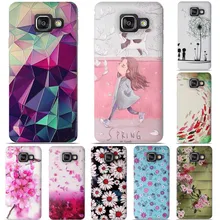 Luxury Cover For Samsung Galaxy A3 2016 A310 A3100 A310F 3D Relief Phone Case For Samsung A3 2016 Soft TPU Back Cover Shell Bag