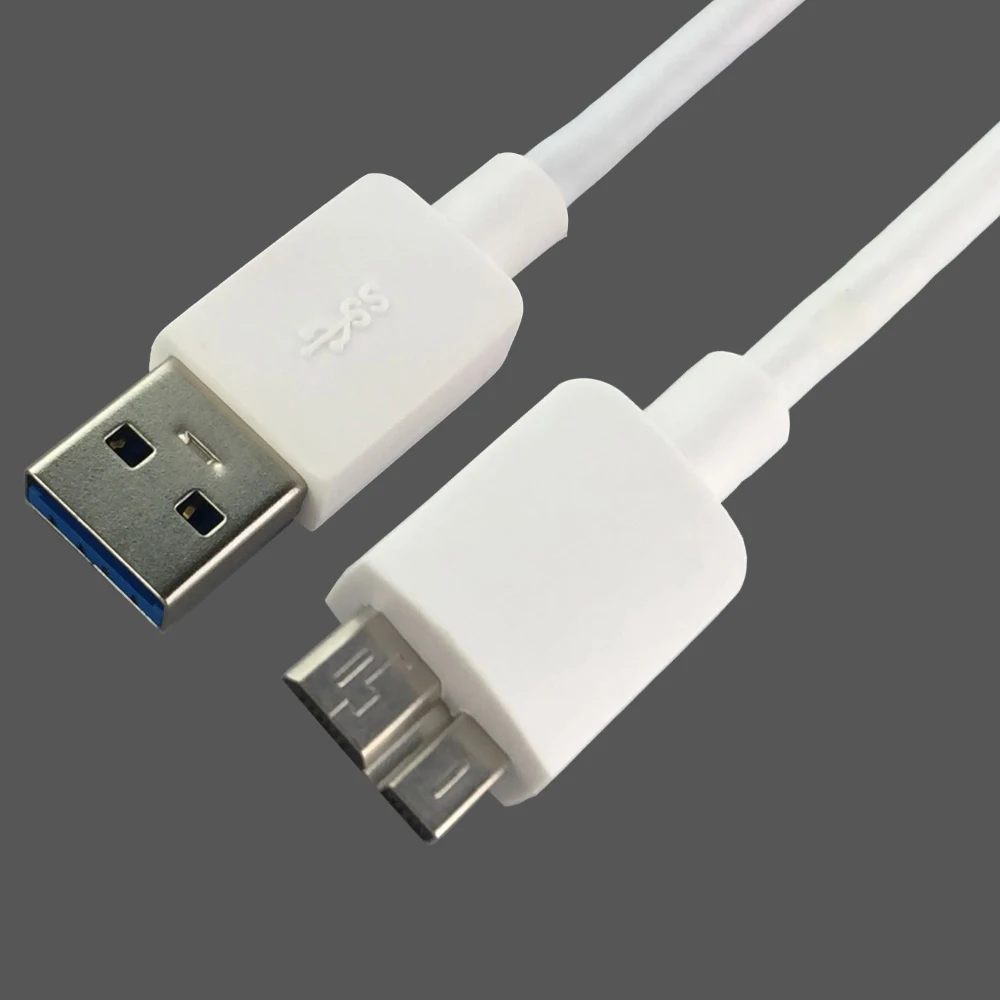 Genune USB 3,0 к Micro-B USB 3,0 для передачи данных кабель для зарядного устройства для WD внешний жесткий диск HDD samsung Galaxy S5, Note 3, Камера