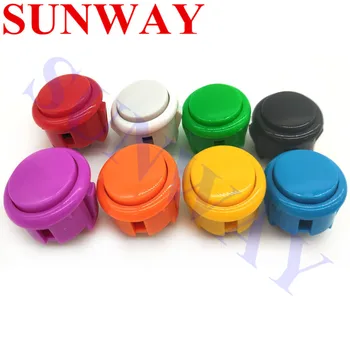 

Free shipping copy sanwa push button 30mm push button for DIY Arcade game kit DIY Arcade fighting game kit