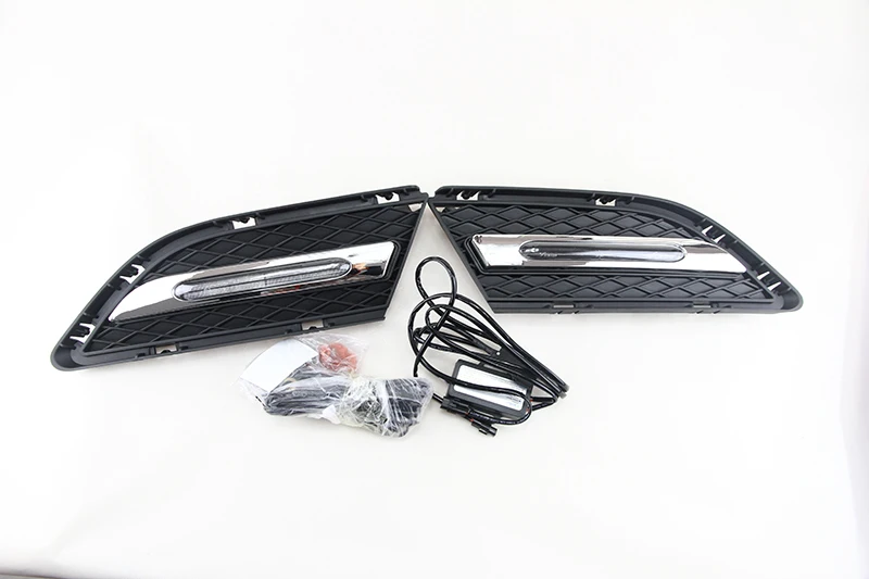 LED DRL Габаритные огни переднего бампера для BMW E90 E91 335i 325 LCI 3 серии 2009-2012 автомобиль-Стайлинг для вождения Daylights