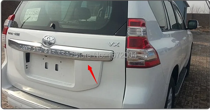 

Rear Trunk Lid Cover Chrome Trim For Toyota Land Cruiser Prado FJ150 2014 2015