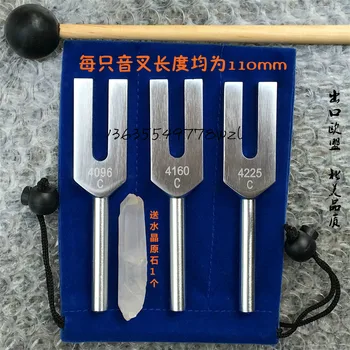 

quality aluminum alloy angel tuning fork set 4096Hz crystal tuning fork 4160Hz 4225Hz