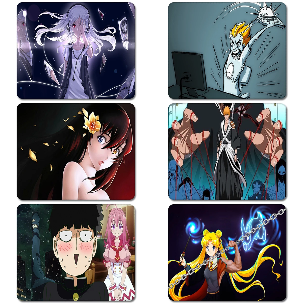 

Japanese Anime Bleach Nature Rubber Table Mouse Pad Laptop Computer Enclosure Mousepad Mat