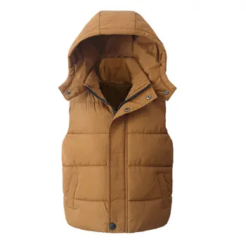 Kids Hooded Waistcoat Jacket