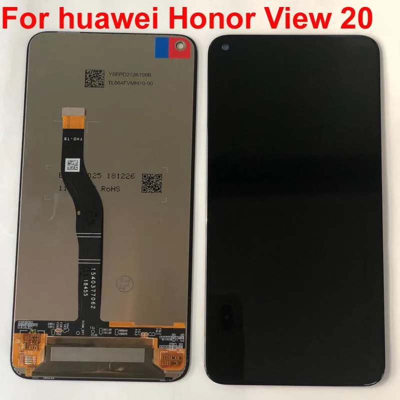 Для huawei Honor V20 PCT-AL10 PCT-L29/для Honor View 20/nova 4 ЖК-дисплей+ кодирующий преобразователь сенсорного экрана в сборе