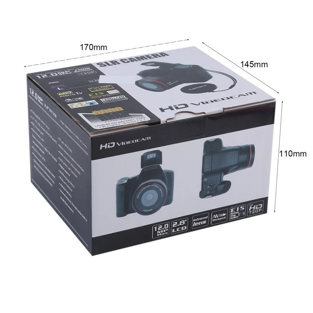 Портативная HD Цифровая камера CMOS ручная Средняя/длинная фокусировка оптический зум SLR управление Домашнее использование анти-встряхивание DV видеокамера