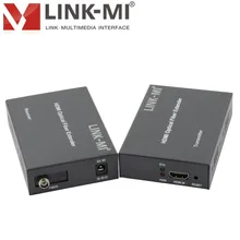 LINK-MI LM-DT200F HDMI волоконно-оптический удлинитель передает HDMI видео и аудио сигналы до 20 км по одному волоконно-оптическому кабелю
