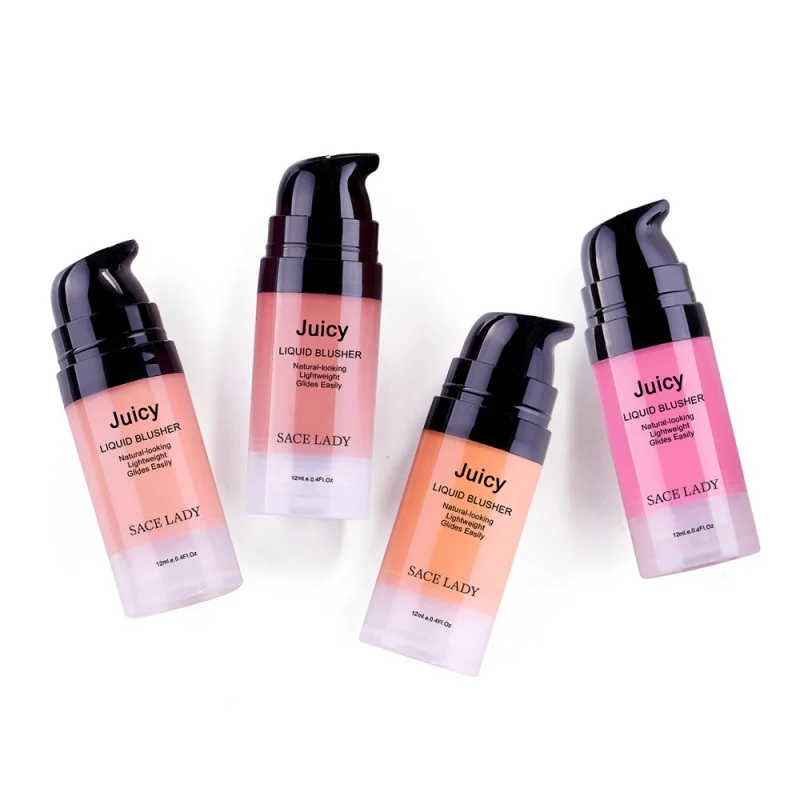 1PC Professional Makeup Liquid Blush Face Rouge Make Up Natural Cheek Blusher Long Lasting Cosmetics 4 Colors 1PC Professional Makeup Liquid Blush Face Rouge Make Up Natural Cheek Blusher Long Lasting Cosmetics 4 Colors