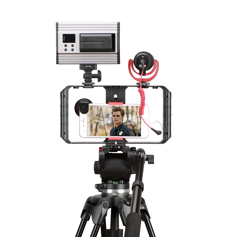 Ulanzi U-Rig Pro смартфон видео Rig w 3 стойки для обуви Filmmaking Чехол ручной телефон видео стабилизатор штатив с зажимом подставка