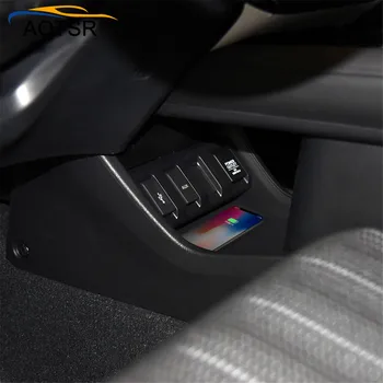 

QI car wireless charger For Honda HR-V/XR-V 2017-2018 Intelligent Infrared Fast Wireless Charging Car Phone Holder for iphone