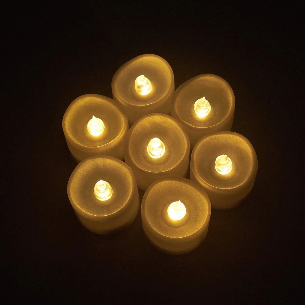 Buy Battery operated LED Candle tealight Flameless Flicker wavy Tea Light W