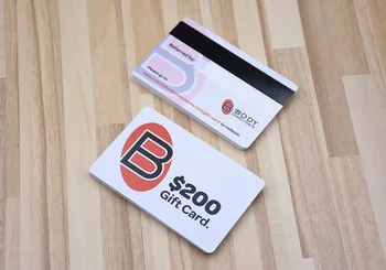 

Membership card with LoCo Magnetic strip with encoding PVC Card inkjet card number customized design full color printing