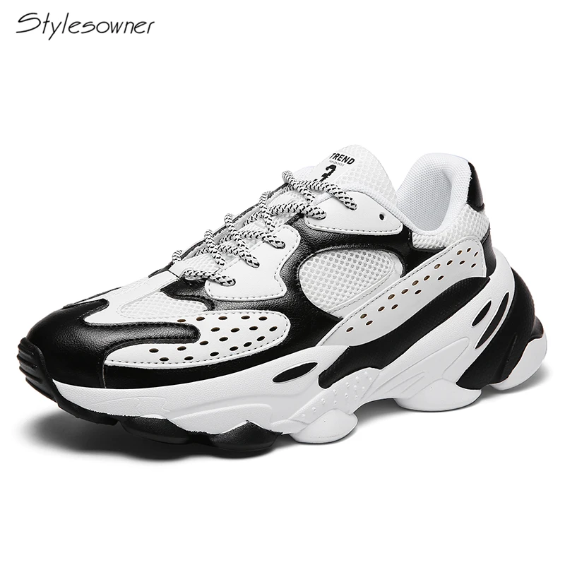 

Stylesowner 2019 Latest Model Sneakers Men Women Plus Size 35-47 Fashion Color Matching Trend Shoes Breathable Mesh Casual Shoes