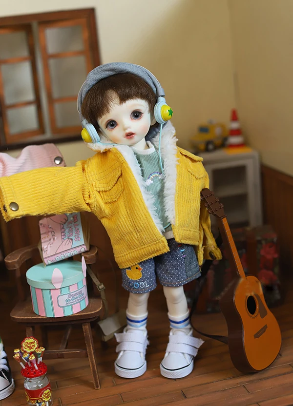BJD Кукольное платье для 1/4 1/6 yosd. mdd куртка теплые ворсистые хлопковые стеганые куртки landlord silly son куртка(два цвета на выбор) кукла