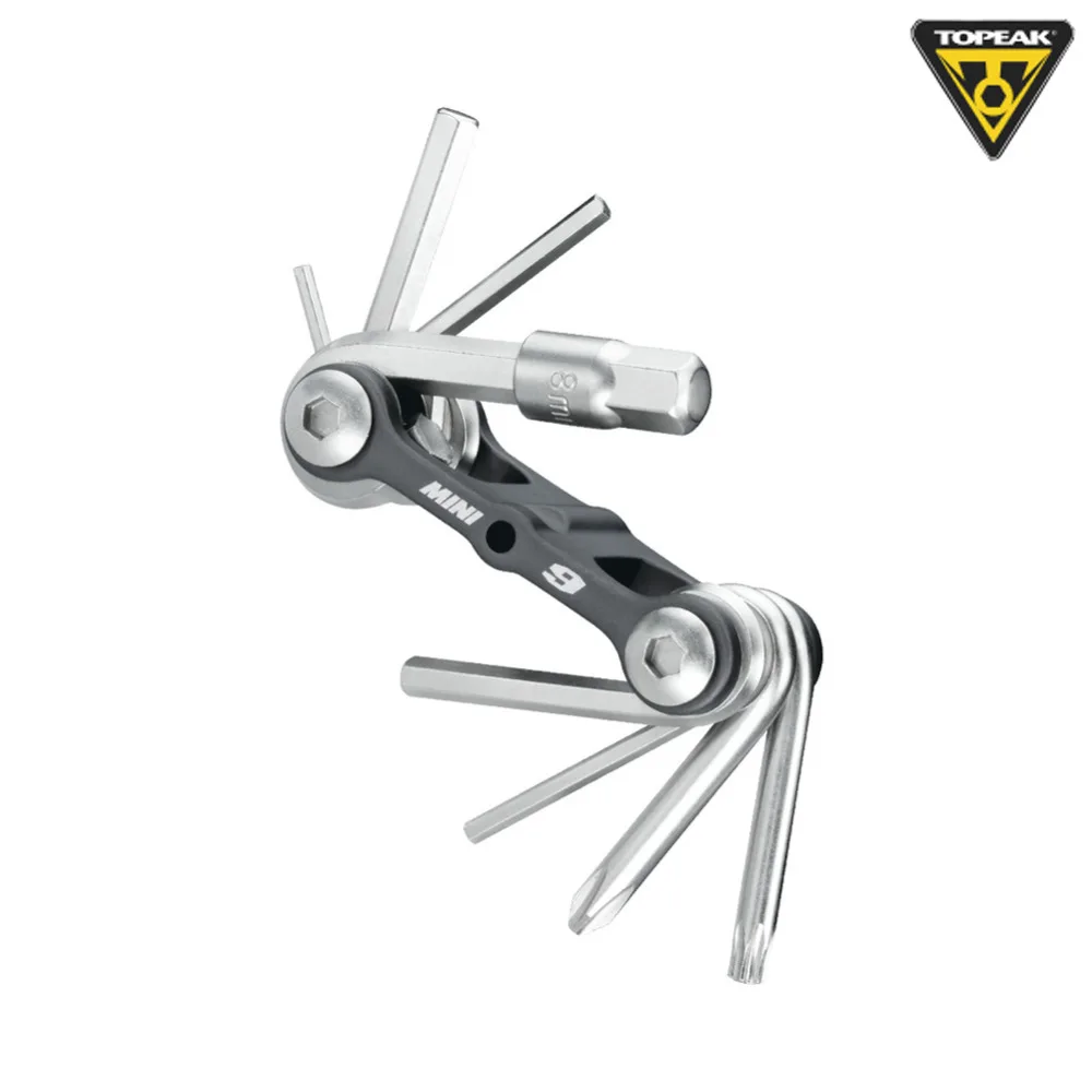 TOPEAK MINI 9 Tool 9 Function T25 Extruded Aluminum Durable Super
