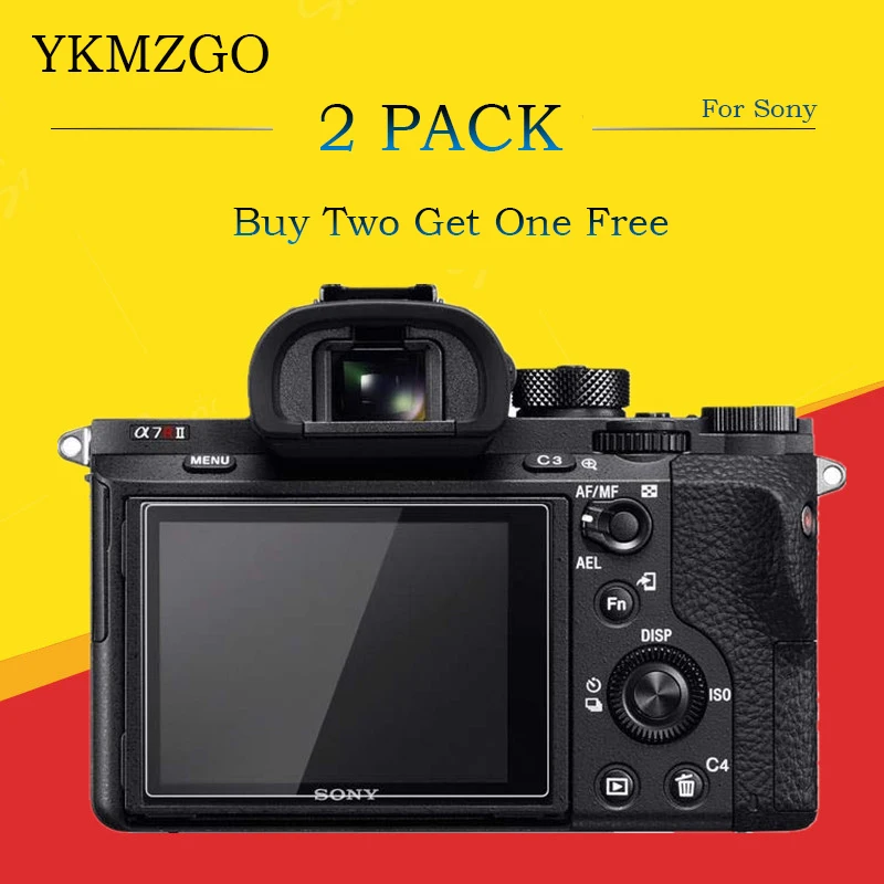 Защитное закаленное стекло для ЖК экрана 2 шт. Sony A7 III II A7S A7M3 A99 A5100 A6500 / A5000 A6300